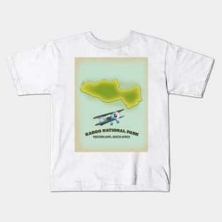 Karoo National Park Western Cape South Africa map Kids T-Shirt